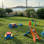 Absolute Beachfront Villa-grand Sandy Villa Ormos Panagias